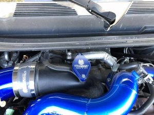 Chevrolet 2500 Intake Elbows - Sinister Diesel - High-Gloss Powder Coated - Sinister Blue - `11-`16